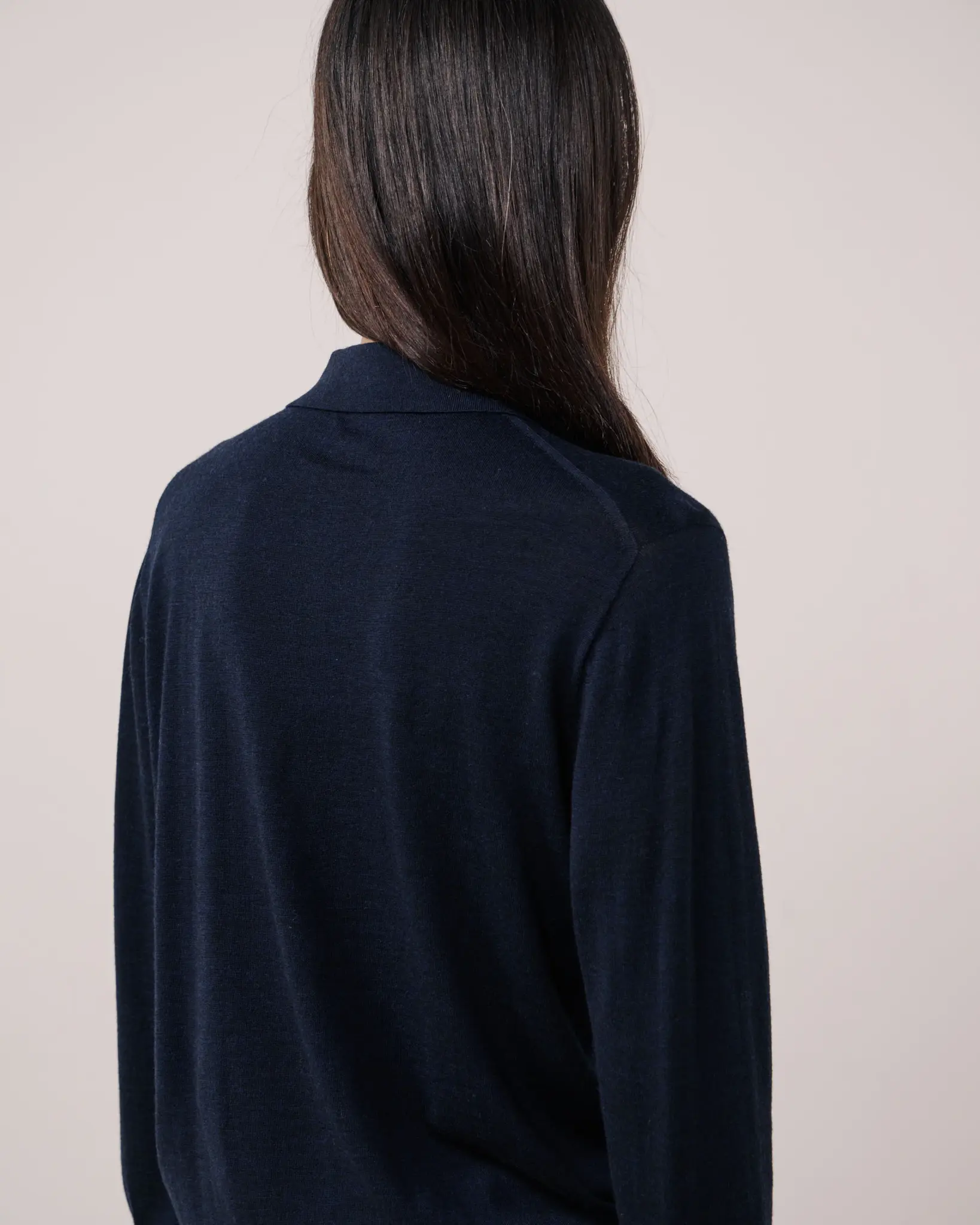 polo knitted wool navy-4