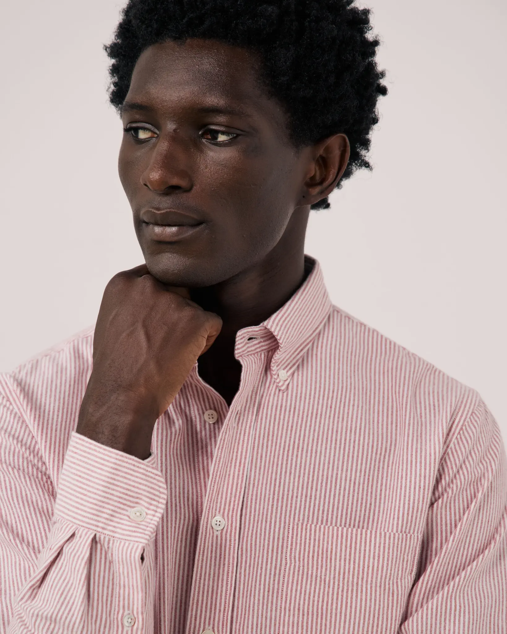 pitt coton shirt stripe red-1