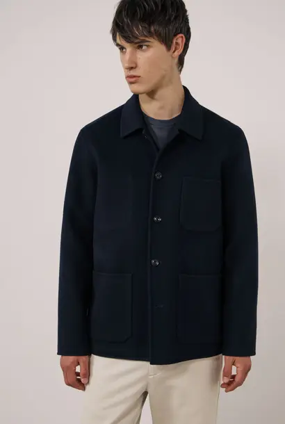jay wool jacket navy