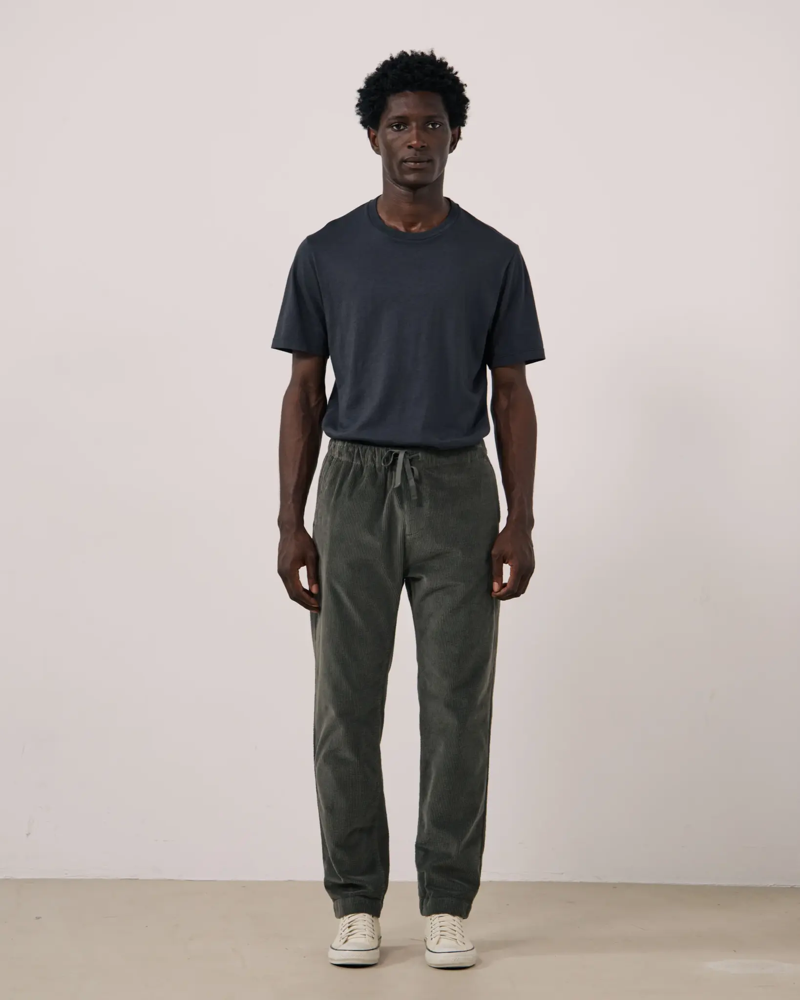 joggy rib pants camo green-2
