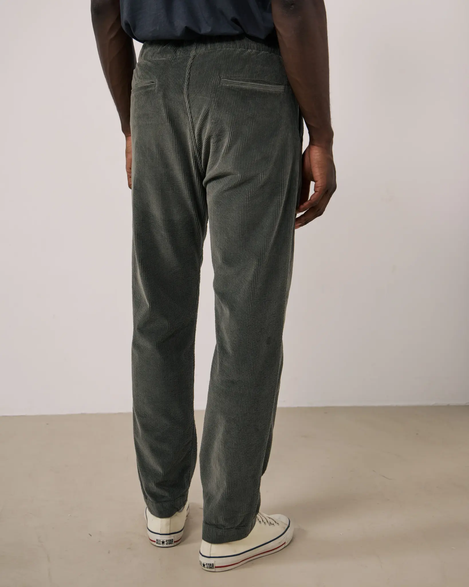 joggy rib pants camo green-6
