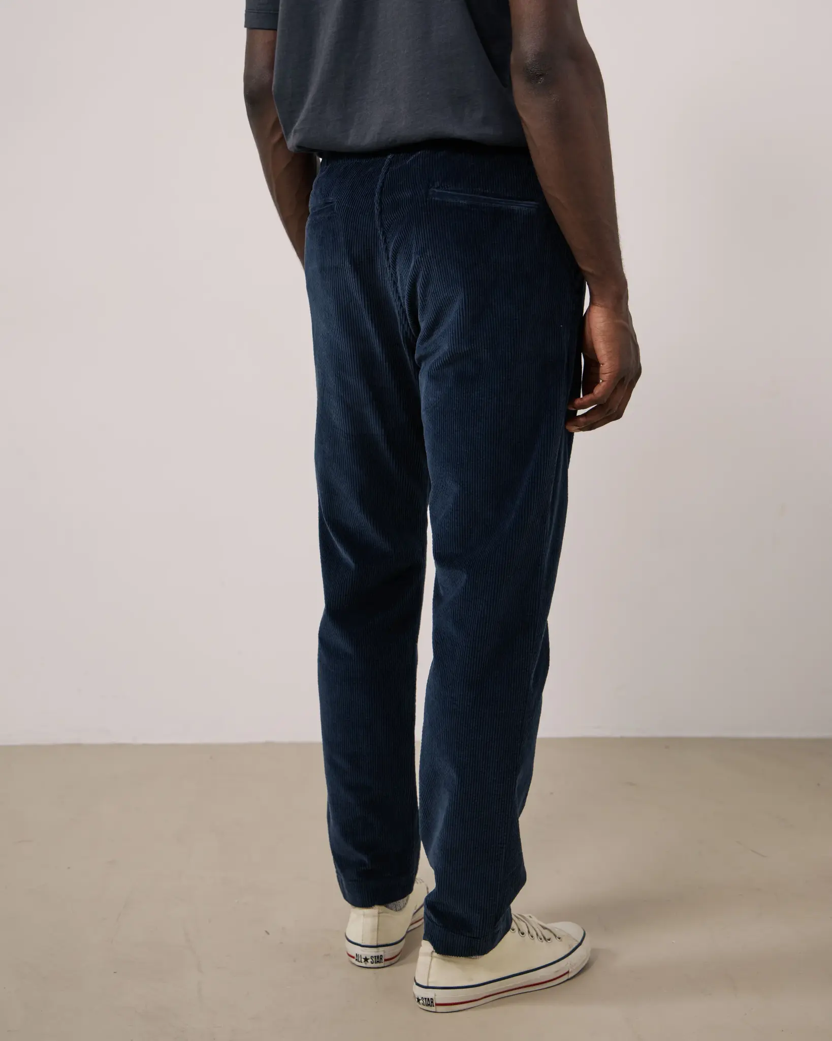 joggy rib pants navy-5