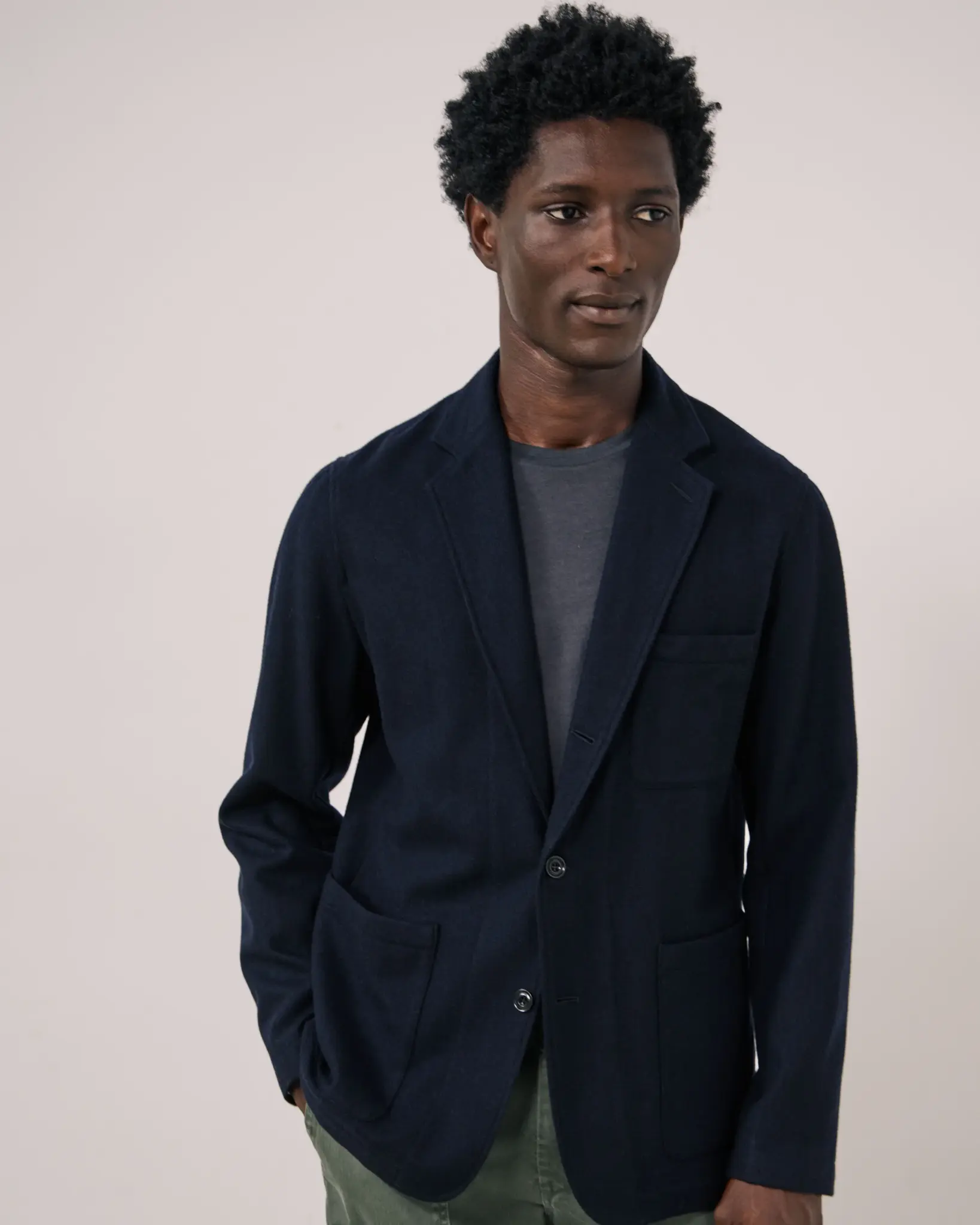 julian blazer wool navy-1