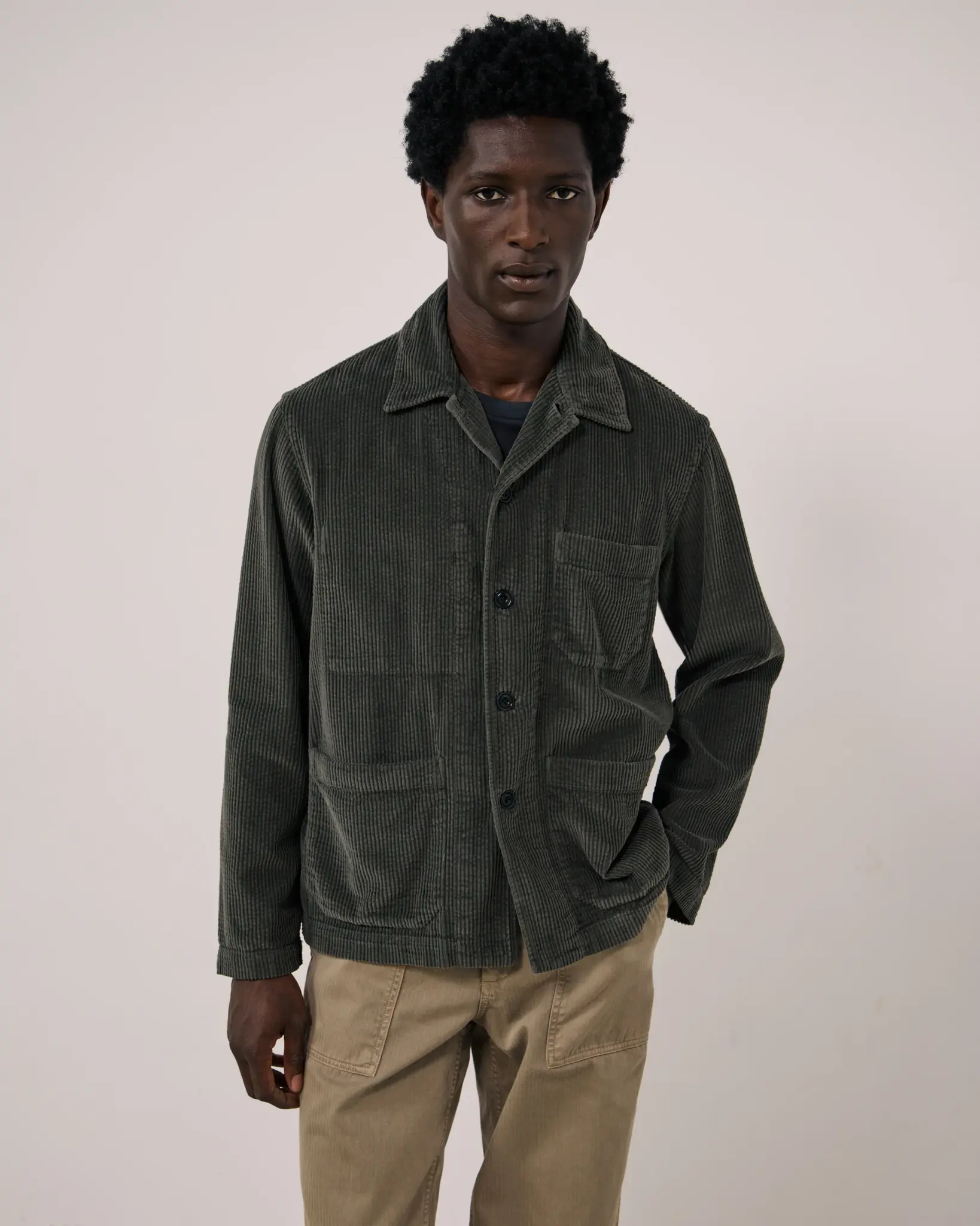 perry pat jacket coton camo green-2
