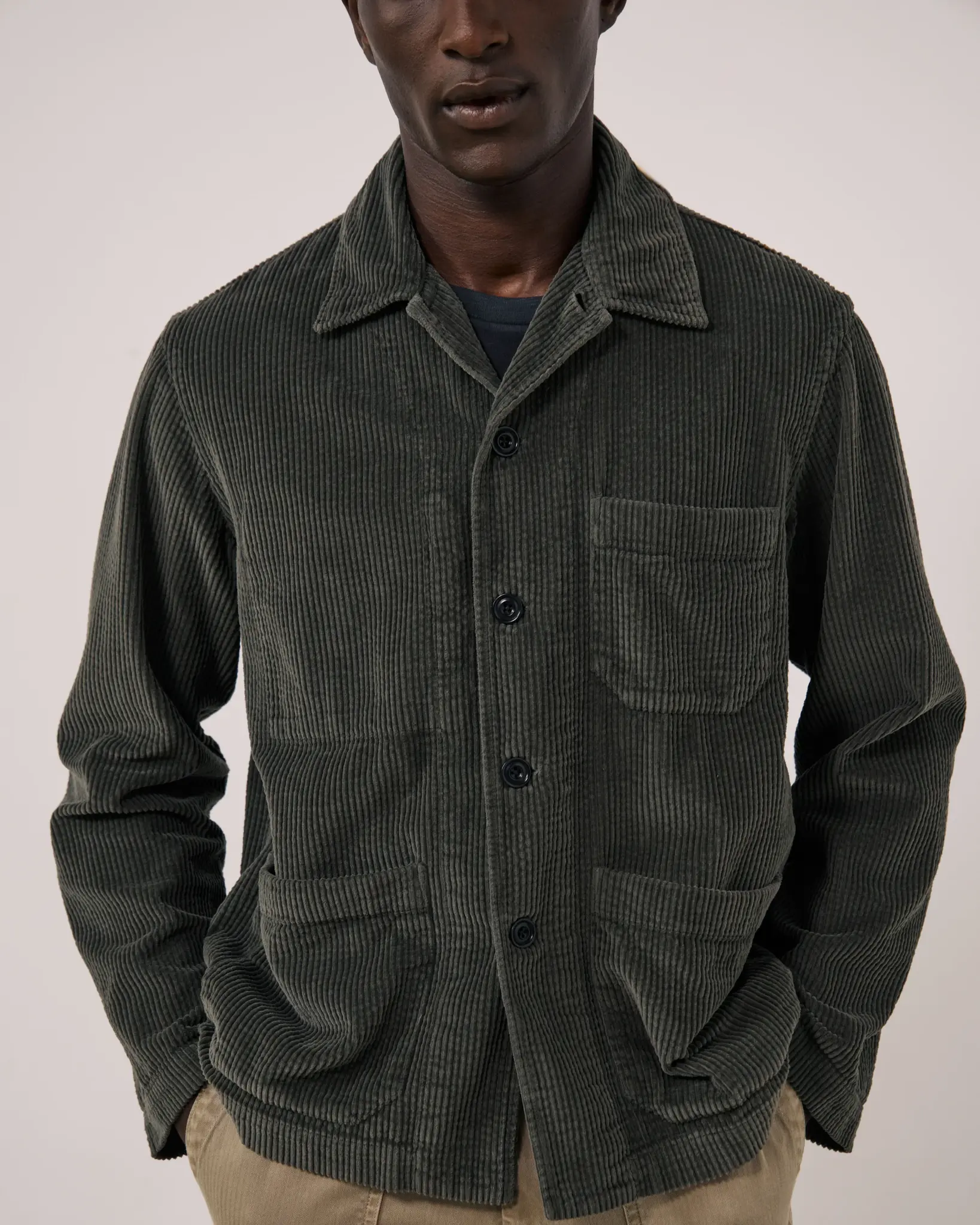 perry pat jacket coton camo green-1