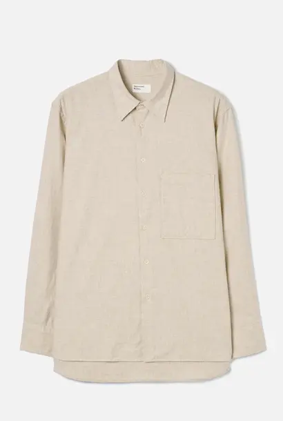 square pocket shirt off white