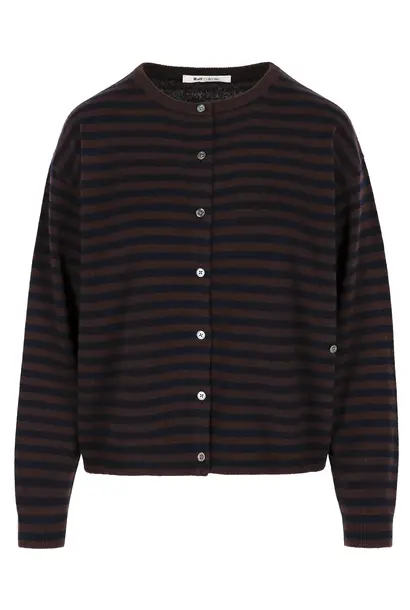 alixe stripes cashmere brown