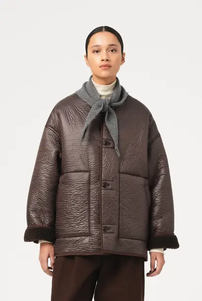 solar jacket brown