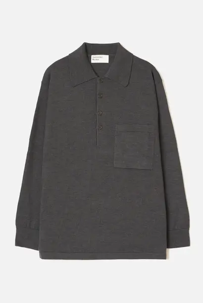 knit shirt charcoal
