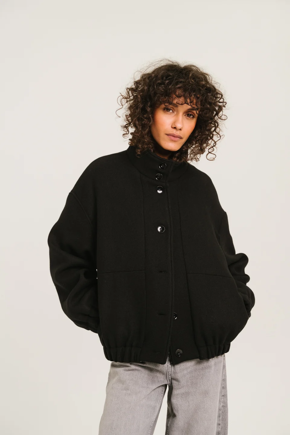 lise wool jacket black-2