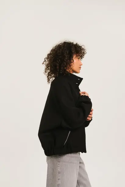 lise wool jacket black
