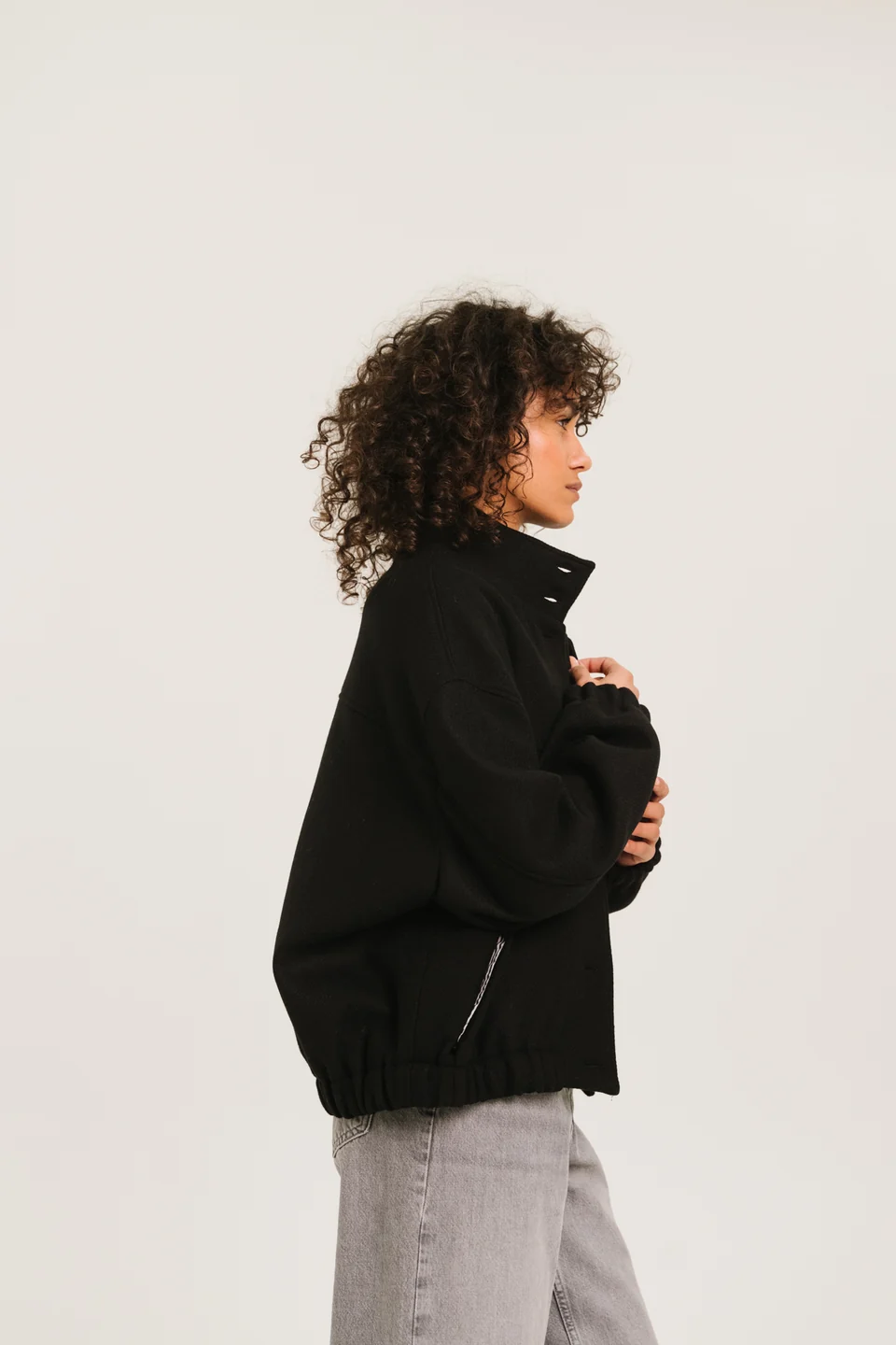 lise wool jacket black-1
