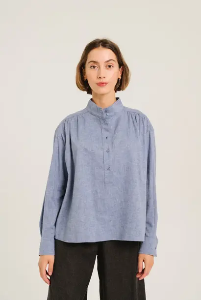 emeline blouse blue