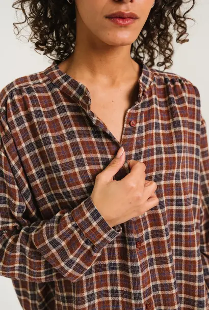 ella wool blouse multico