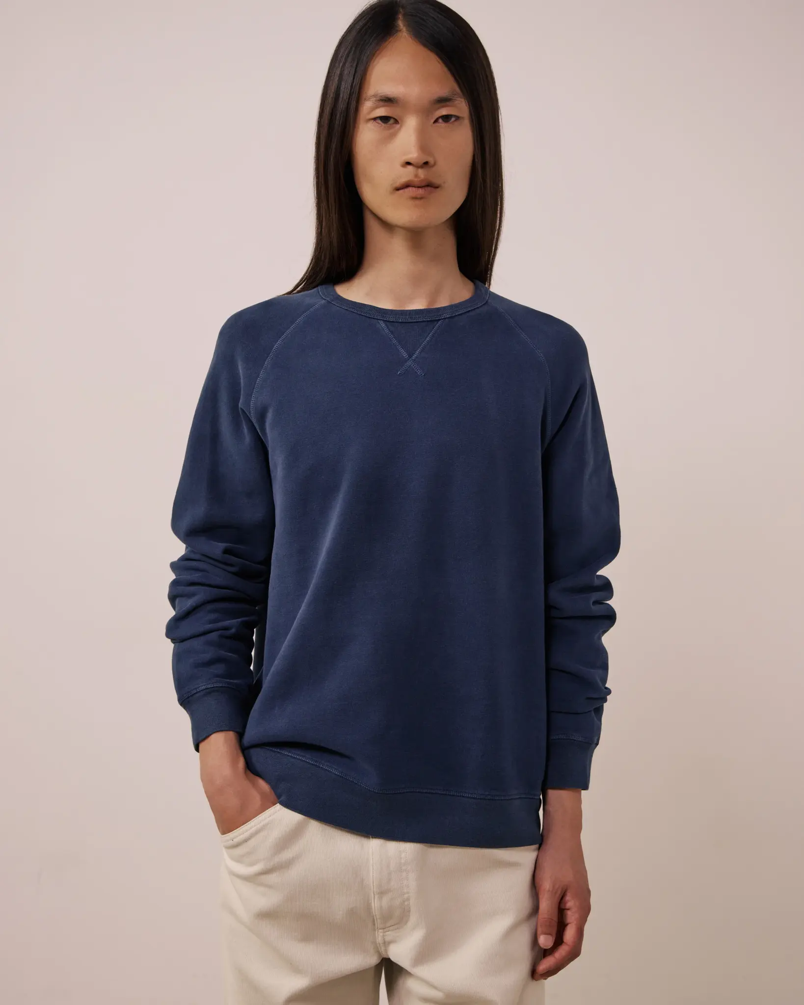 sweat coton dark navy-1