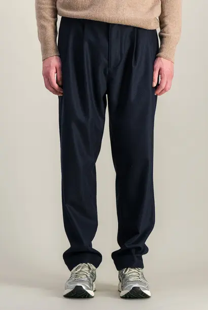 flannel pants navy