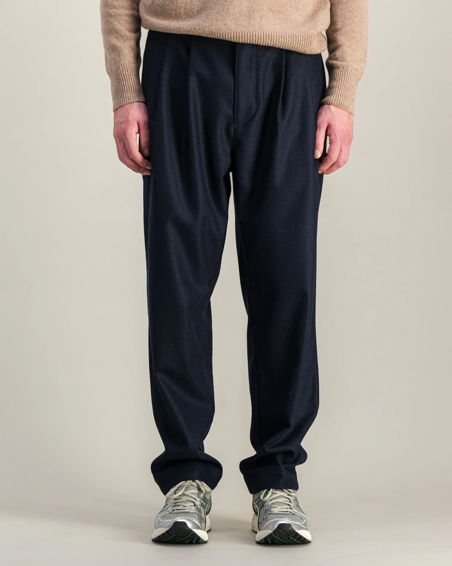 flannel pants navy-1