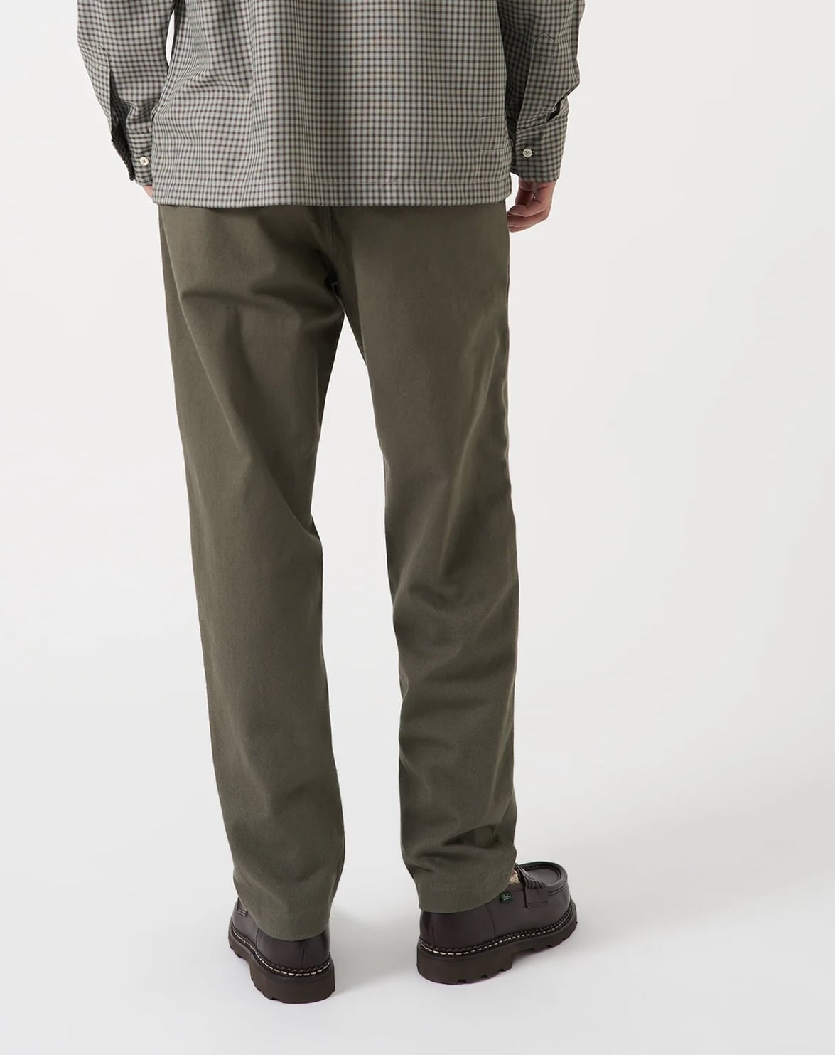 miltary chino brushed moleskin olive-3