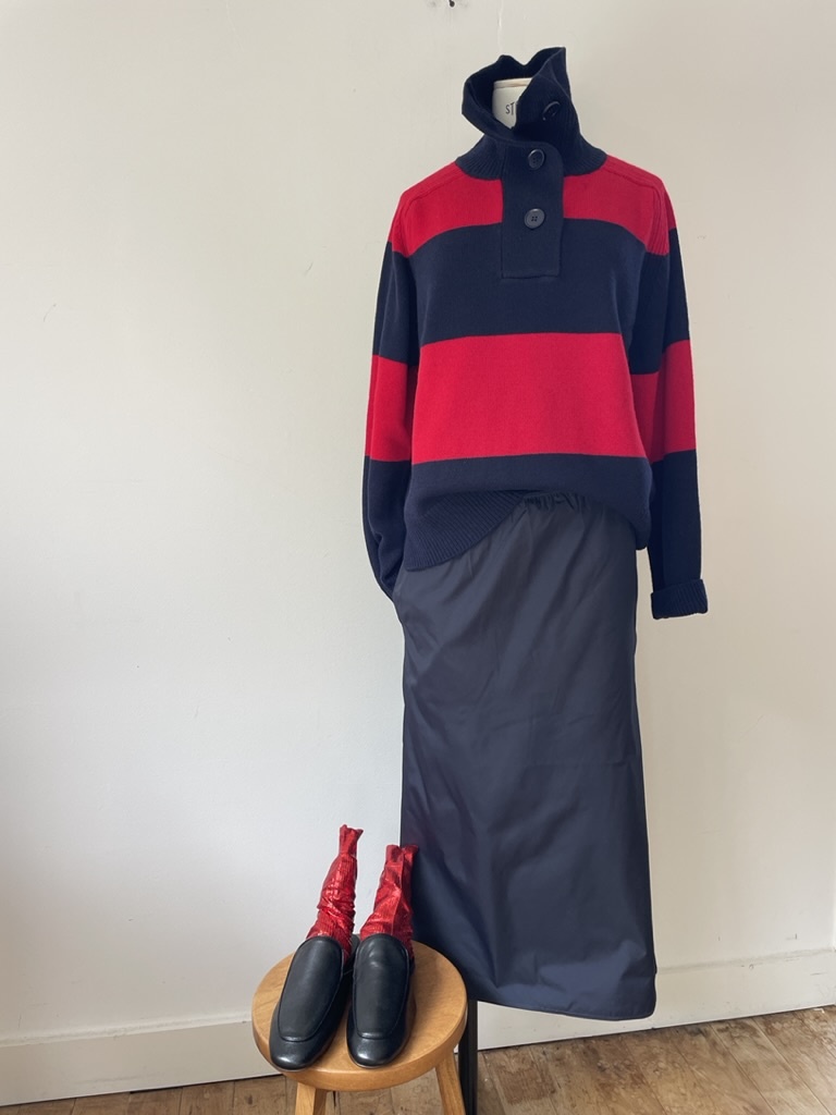 lili silk taffeta navy-1