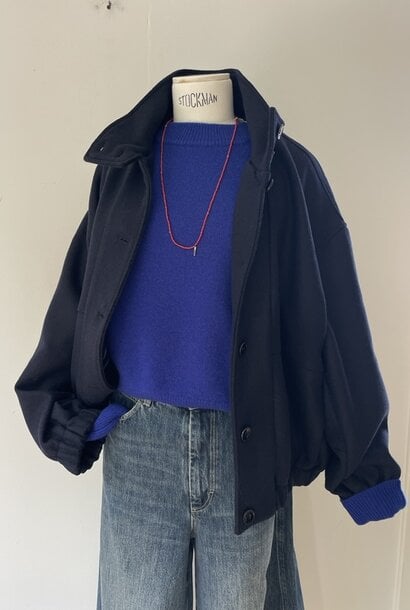 lise wool jacket blue
