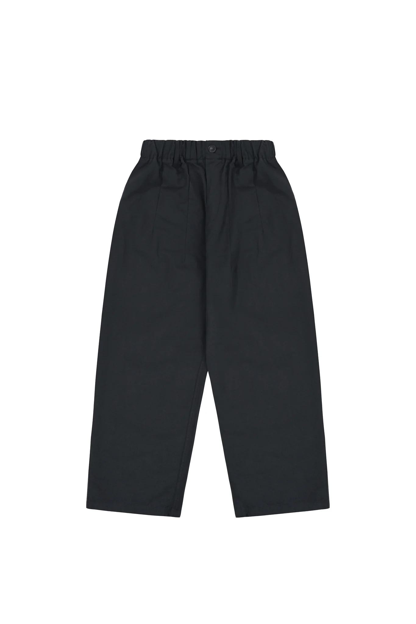 pintuck wide chino pants navy-2