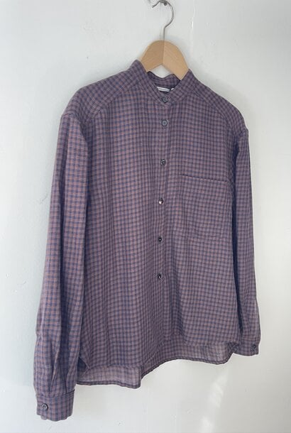 shirt 9502 night blue checked