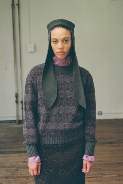 fairisle knit viola