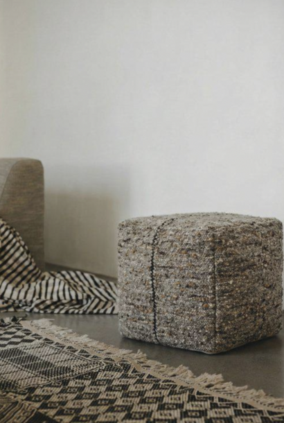 pouf bonbona wool