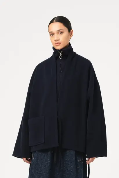 kimono wool navy