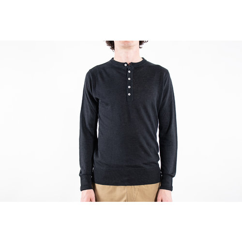G.R.P. Firenze G.R.P. Firenze Henley trui / Henley Lungo / Zwart G.R.P. Firenze G.R.P. Firenze Henley trui / Henley Lungo / Zwart