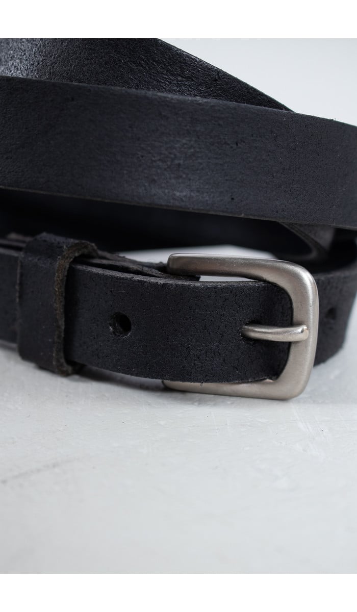 Anglo Riem / Klassieke buckle / Zwart