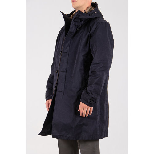 Ten-C Ten-C Coat / Thunderstorm Parka / Dark Blue Ten-C Ten-C Coat / Thunderstorm Parka / Dark Blue