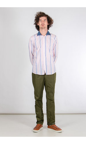 Alessandro Gherardeschi Overhemd / Funny Stripe / Roze