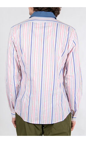 Alessandro Gherardeschi Overhemd / Funny Stripe / Roze