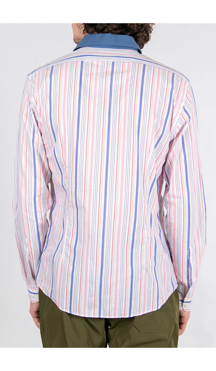 Alessandro Gherardeschi Overhemd / Funny Stripe / Roze