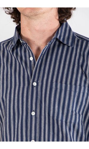 Portuguese Flannel Portuguese Flannel Shirt / Flannel Stripe / Navy
