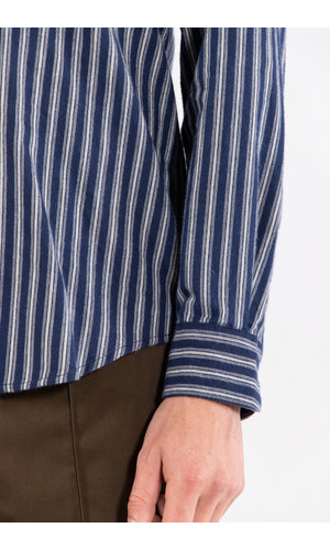 Portuguese Flannel Portuguese Flannel Overhemd / Flannel Stripe / Navy