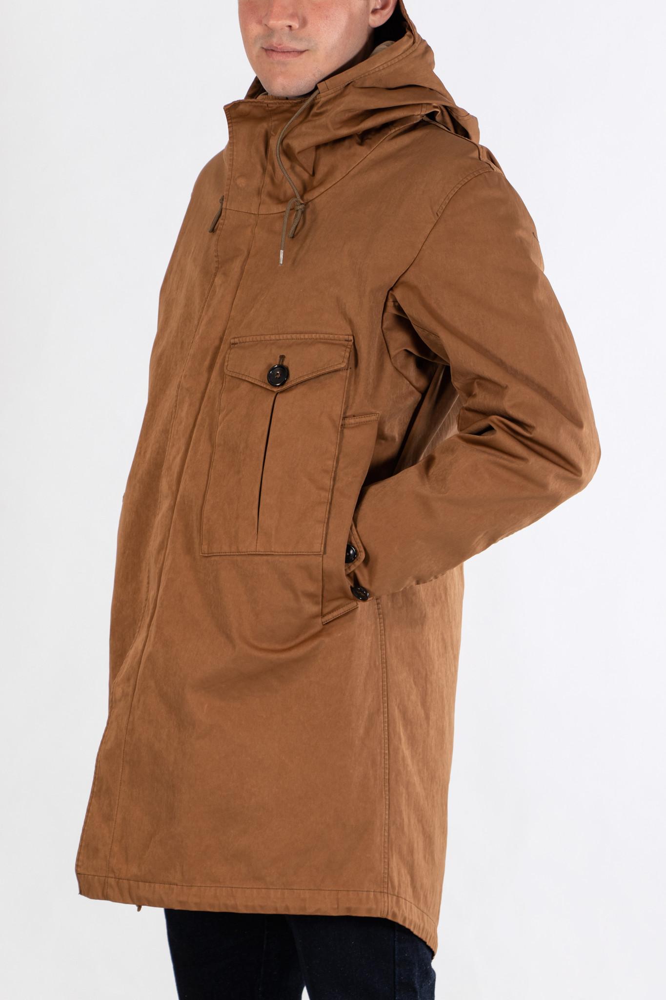 Ten-C Coat / Cyclone Parka / Broken Brown - c r i s