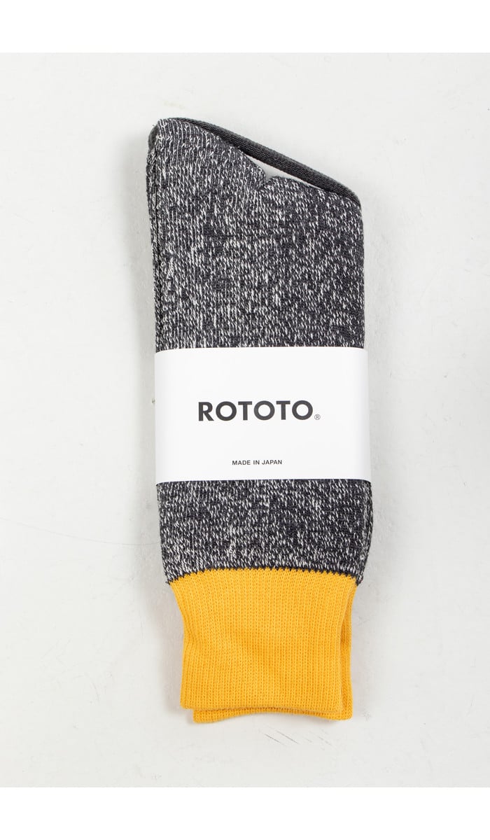 RoToTo RoToTo Sock / Double Face Silk / Yellow