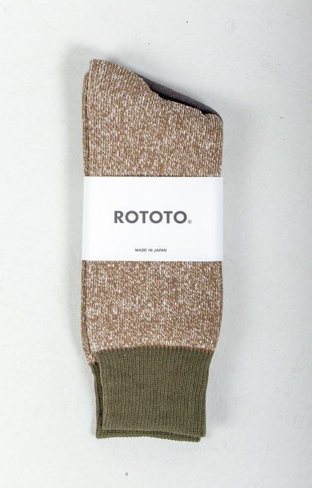 RoToTo RoToTo Sok / Double Face Silk / Donkergroen