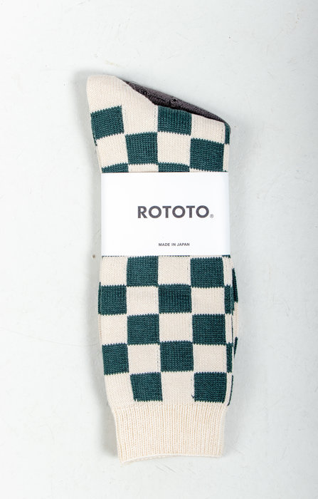 RoToTo RoToTo Sok / Checkerboard / Groen