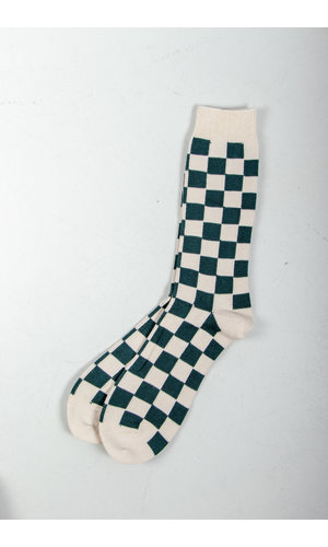 RoToTo RoToTo Sock / Checkerboard / Green