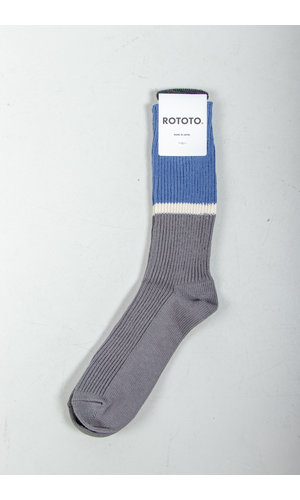 RoToTo RoToTo Sok / Bicolor / Lichtblauw Grijs