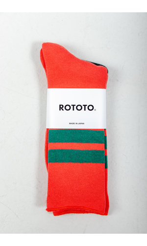 RoToTo RoToTo Sock / Pile Striped / Red Green