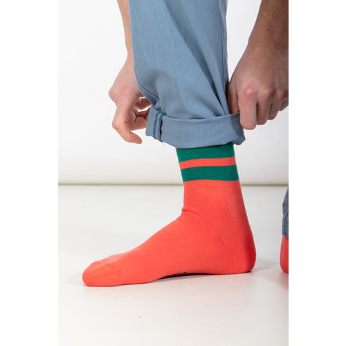 RoToTo RoToTo Sock / Pile Striped / Red Green RoToTo RoToTo Sock / Pile Striped / Red Green