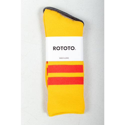RoToTo RoToTo Sock / Pile Striped / Yellow Red RoToTo RoToTo Sock / Pile Striped / Yellow Red