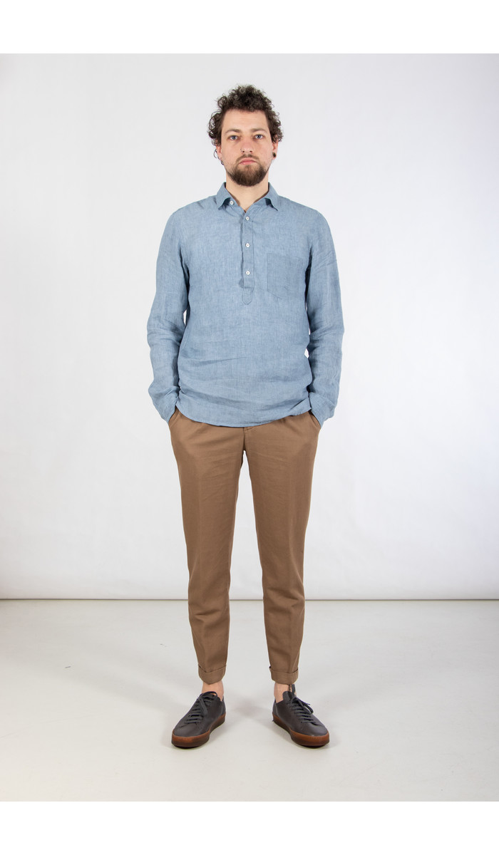 Xacus Shirt / 418ML / Greyish Blue