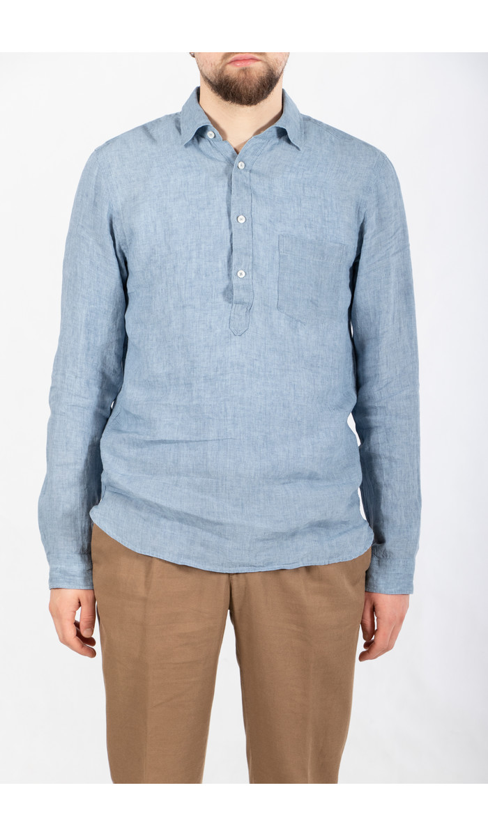 Xacus Shirt / 418ML / Greyish Blue