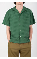 Portuguese Flannel Overhemd / Big Square / Groen