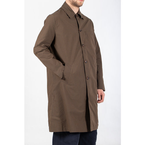 Universal Works Universal Works Coat / Long Swing Coat / Brown Universal Works Universal Works Coat / Long Swing Coat / Brown